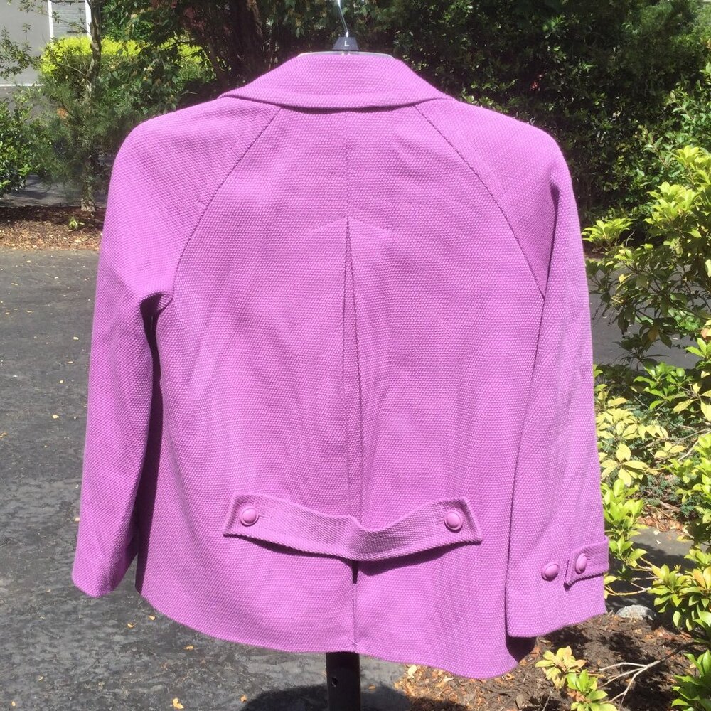 Talbots Prettyppurpoleink Raglan Jacket - image 2